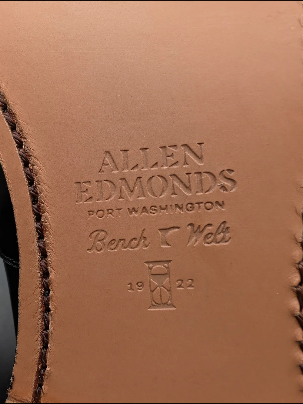 NWOT Allen Edmonds Black Leather Penny Loafers